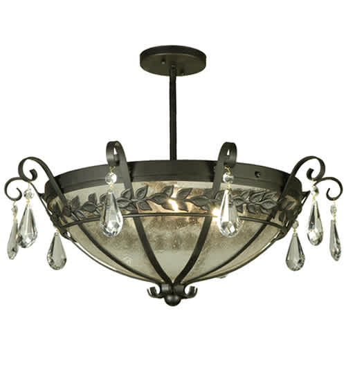 Florentine 3 Light 24" Wide Semi-Flush Bowl Ceiling Fixture