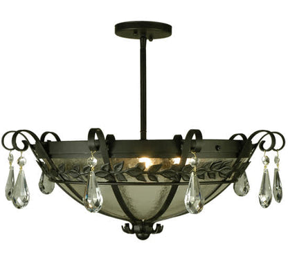 Florentine 3 Light 24" Wide Semi-Flush Bowl Ceiling Fixture