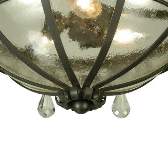 Florentine 3 Light 24" Wide Semi-Flush Bowl Ceiling Fixture