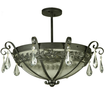 Florentine 3 Light 24" Wide Semi-Flush Bowl Ceiling Fixture