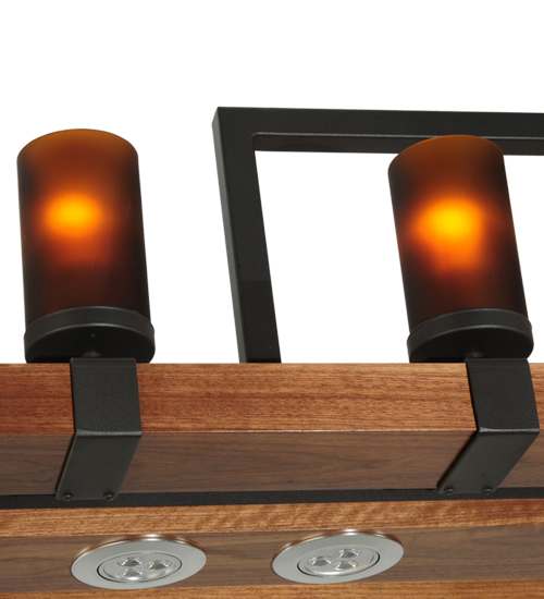 Grand Terrace 20 Light 72" Wide Wrought Iron Candle Style Chandelier