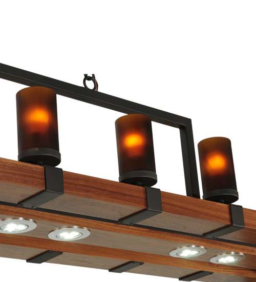 Grand Terrace 20 Light 72" Wide Wrought Iron Candle Style Chandelier