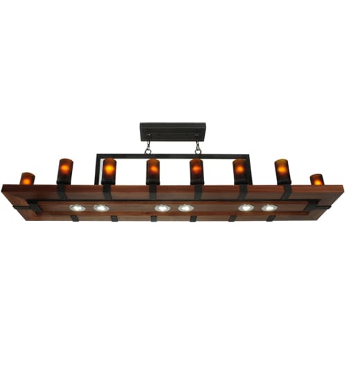 Grand Terrace 20 Light 72" Wide Wrought Iron Candle Style Chandelier