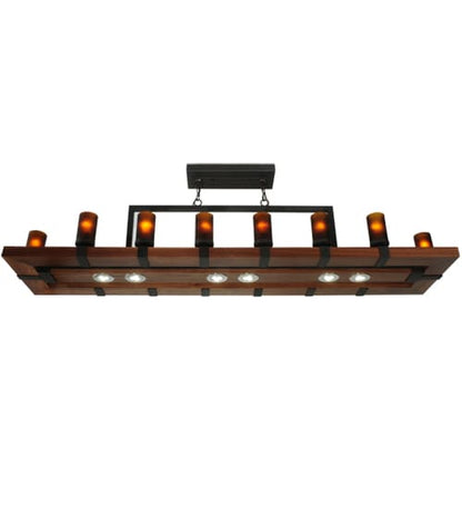 Grand Terrace 20 Light 72" Wide Wrought Iron Candle Style Chandelier