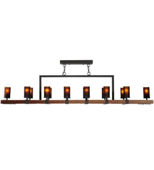 Grand Terrace 20 Light 72" Wide Wrought Iron Candle Style Chandelier
