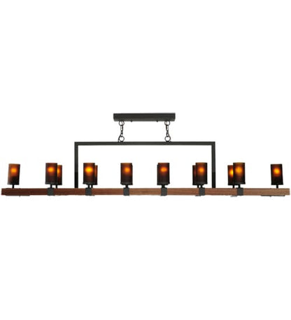 Grand Terrace 20 Light 72" Wide Wrought Iron Candle Style Chandelier