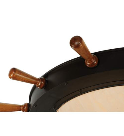 Nautical 12 Light 74" Wide Flush Mount Bowl Ceiling Fixture - Oil Rubbed Bronze Finish
