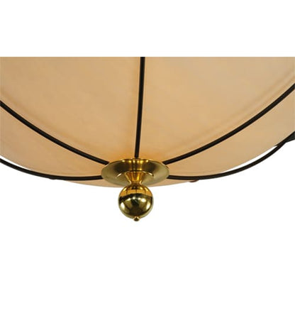 Nautical 12 Light 74" Wide Flush Mount Bowl Ceiling Fixture - Oil Rubbed Bronze Finish