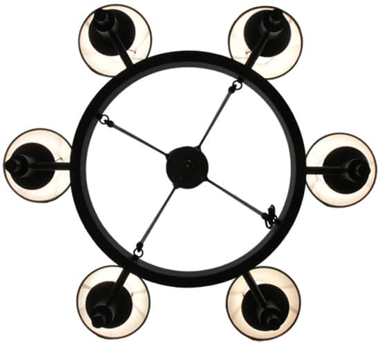 Calais 6 Light 36" Wide Chandelier