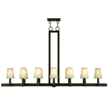 Meyda Tiffany Dante 12 Light 54" Wide Linear Chandelier