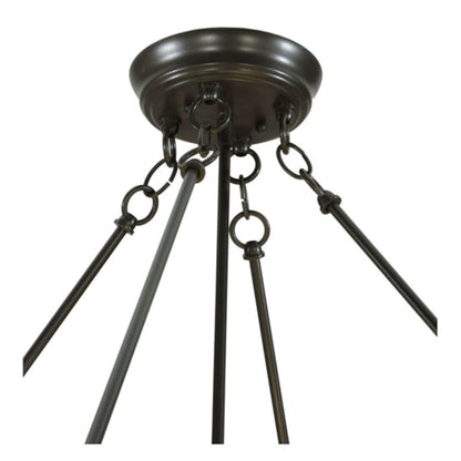 Meyda Tiffany Lone Pine 6 Light 36" Wide Pendant