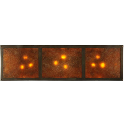 Meyda Tiffany Moose at Lake 9 Light 61" Wide Linear Pendant