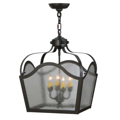 Meyda Tiffany Terena 4 Light 22" Wide Taper Candle Pendant