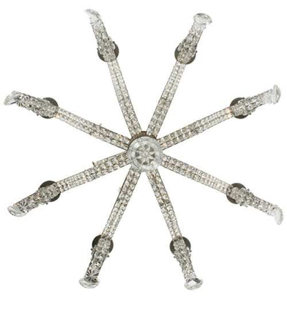 Lucerne 8 Light 40" Wide Crystal Candle Style Chandelier