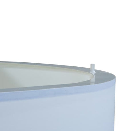 Cilindro 6 Light 60" Wide Flush Mount Drum Ceiling Fixture - Nickel Finish - GU24 Bulb Base