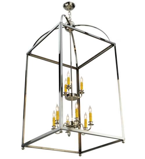 Pavilion 9 Light 34" Wide Taper Candle Pendant