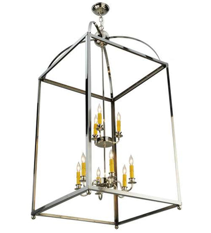 Pavilion 9 Light 34" Wide Taper Candle Pendant