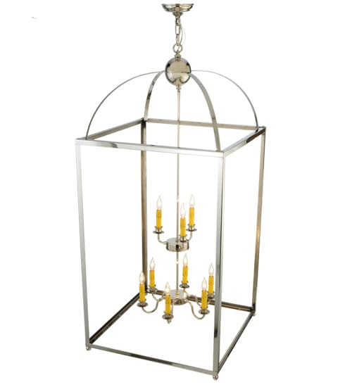 Pavilion 9 Light 34" Wide Taper Candle Pendant