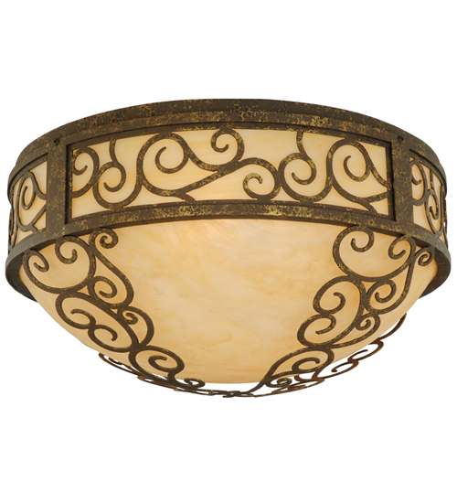 Lilliana 3 Light 21" Wide Flush Mount Bowl Ceiling Fixture