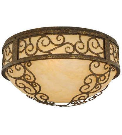 Lilliana 3 Light 21" Wide Flush Mount Bowl Ceiling Fixture