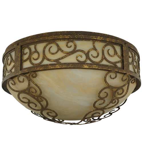 Lilliana 3 Light 21" Wide Flush Mount Bowl Ceiling Fixture