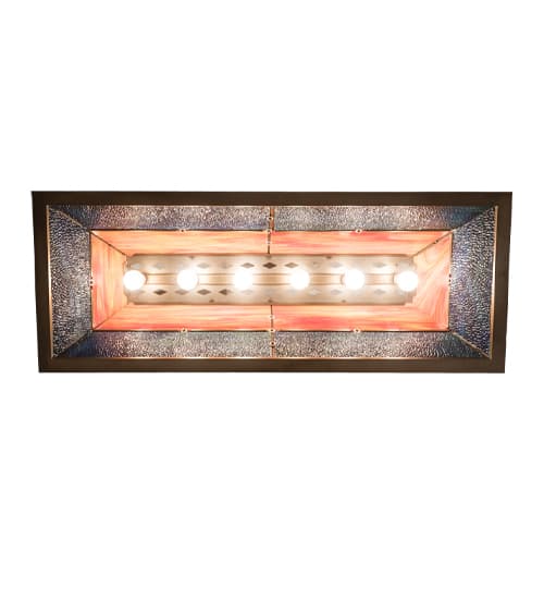 Deer through the Trees 9 Light 19" Wide Linear Pendant