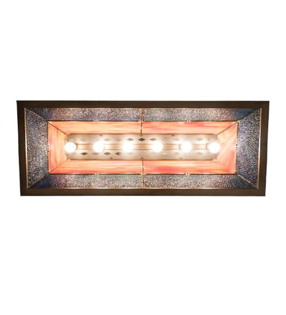 Deer through the Trees 9 Light 19" Wide Linear Pendant