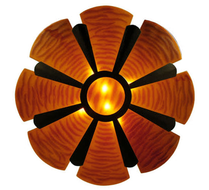 Metro Fusion 4 Light 49" Wide Semi-Flush Bowl Ceiling Fixture - Mahogany Bronze Finish