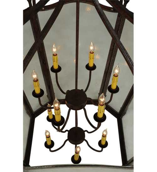 Citadel 12 Light 43" Wide Taper Candle Pendant