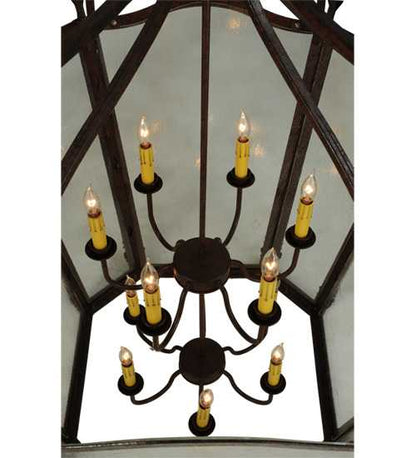 Citadel 12 Light 43" Wide Taper Candle Pendant