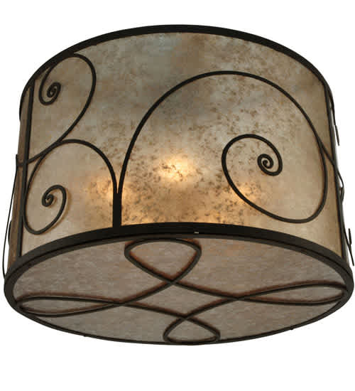 Granada 5 Light 30" Wide Flush Mount Drum Ceiling Fixture