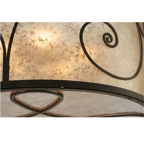 Granada 5 Light 30" Wide Flush Mount Drum Ceiling Fixture