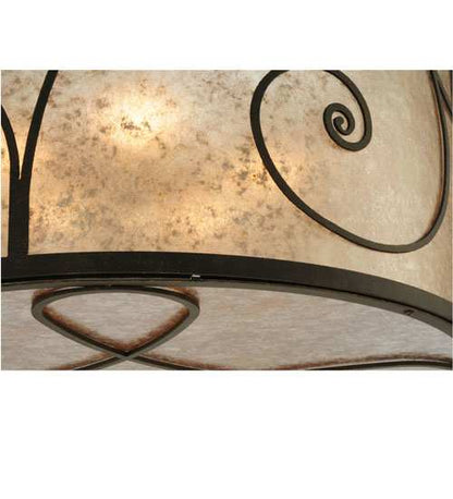 Granada 5 Light 30" Wide Flush Mount Drum Ceiling Fixture