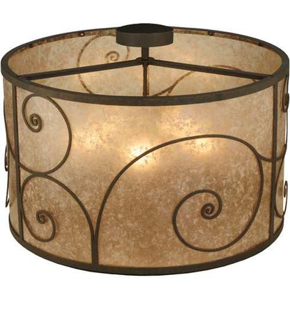 Granada 5 Light 30" Wide Flush Mount Drum Ceiling Fixture