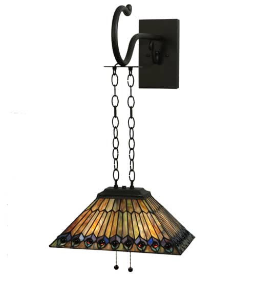 Tiffany 2 Light 16" Tall Wall Sconce