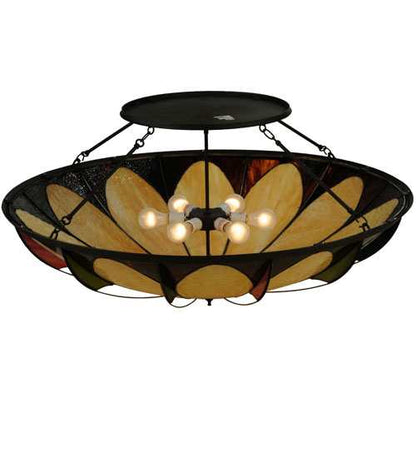 Cowette 6 Light 42" Wide Semi-Flush Bowl Ceiling Fixture