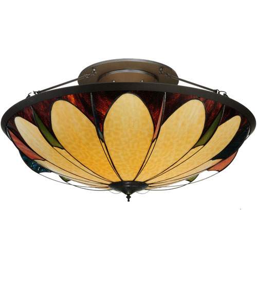 Cowette 6 Light 42" Wide Semi-Flush Bowl Ceiling Fixture