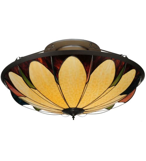 Cowette 6 Light 42" Wide Semi-Flush Bowl Ceiling Fixture