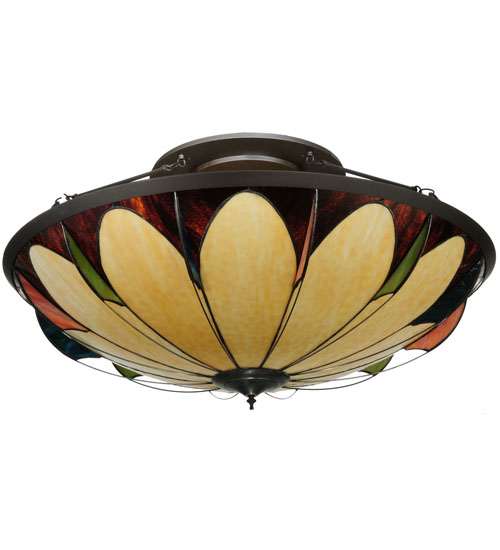 Cowette 6 Light 42" Wide Semi-Flush Bowl Ceiling Fixture