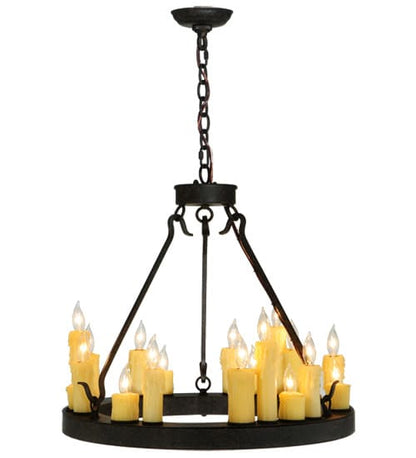 Deina 18 Light 24" Wide Taper Candle Style Chandelier
