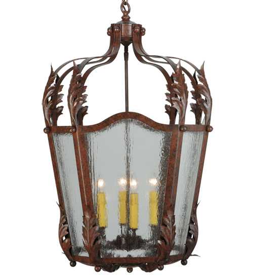 Citadel 4 Light 22" Wide Taper Candle Pendant