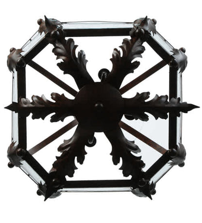 Citadel 4 Light 22" Wide Taper Candle Pendant