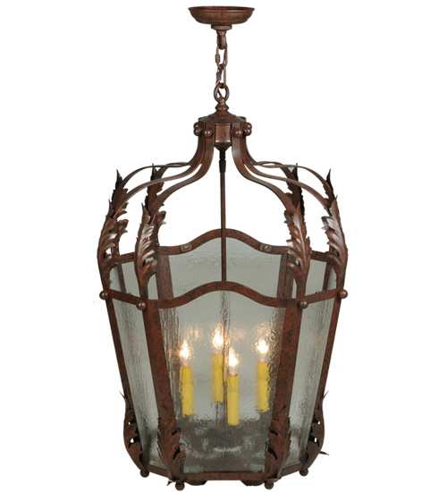 Citadel 4 Light 22" Wide Taper Candle Pendant