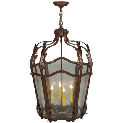 Meyda Tiffany Citadel 4 Light 22" Wide Taper Candle Pendant