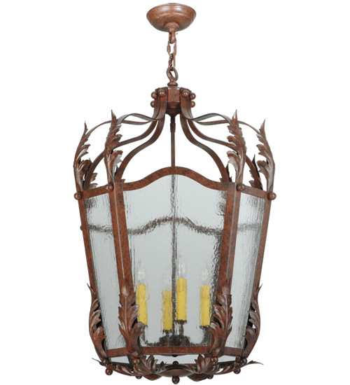 Citadel 4 Light 22" Wide Taper Candle Pendant
