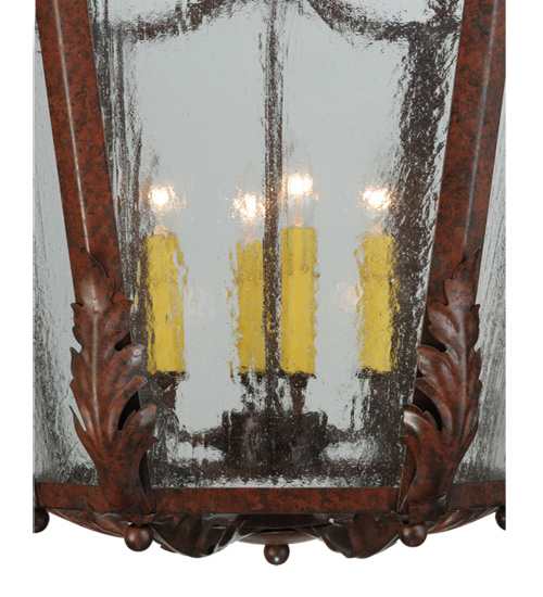 Citadel 4 Light 22" Wide Taper Candle Pendant
