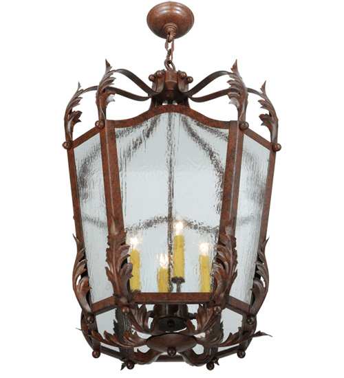 Citadel 4 Light 22" Wide Taper Candle Pendant