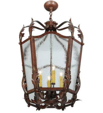 Citadel 4 Light 22" Wide Taper Candle Pendant