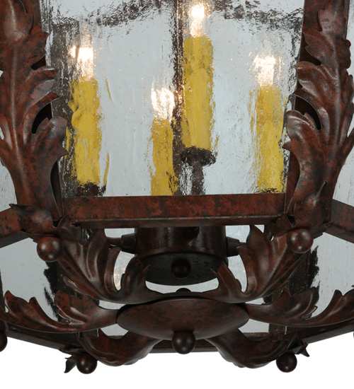 Citadel 4 Light 22" Wide Taper Candle Pendant