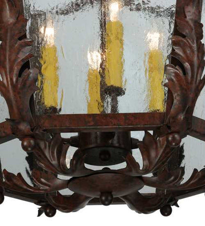 Citadel 4 Light 22" Wide Taper Candle Pendant